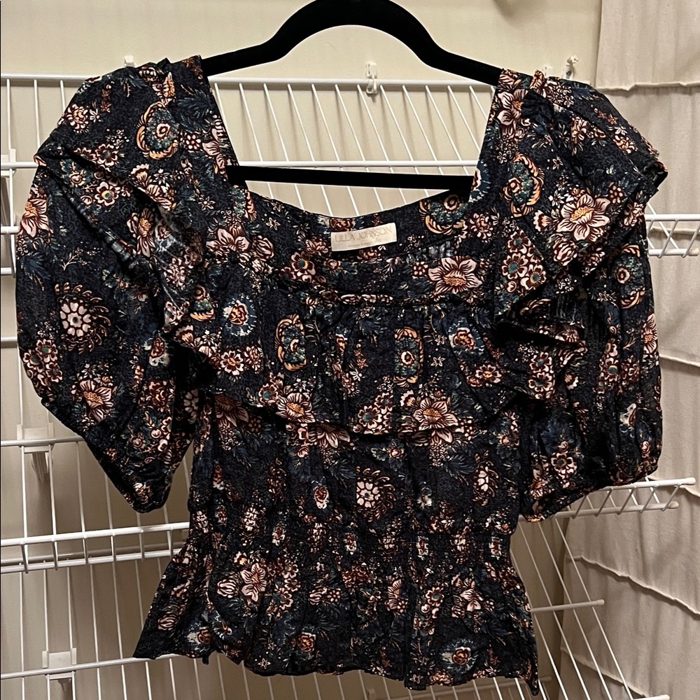 Ulla Johnson Floral Ruffle Women's Top